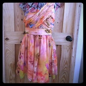 Charlotte russe flowy dress size small